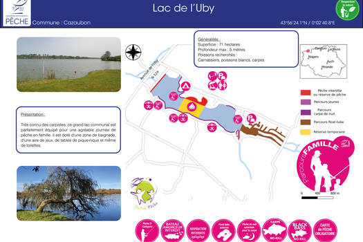 Pêche interdite sur le lac de Uby