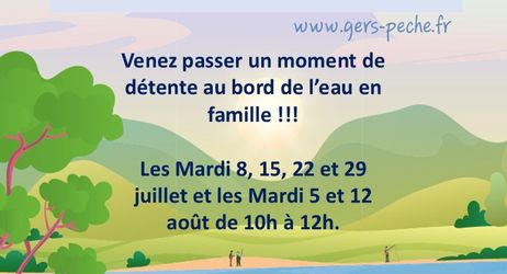 Animation estivale lac de Uby
